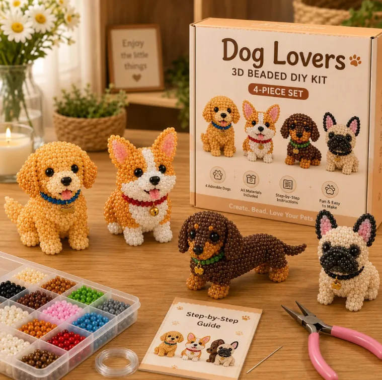 Embroidery Cross Stitch Patterns - DIY 구슬로 만든 3D 자수 바느질