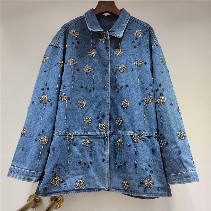Embroidery Flower Pattern - SuperAen 자수 플레어 플라워스 폴로 칼라