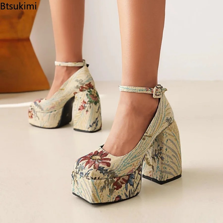 Embroidery Designer - 2026 신상 사계절 여성 펌프스 34-48