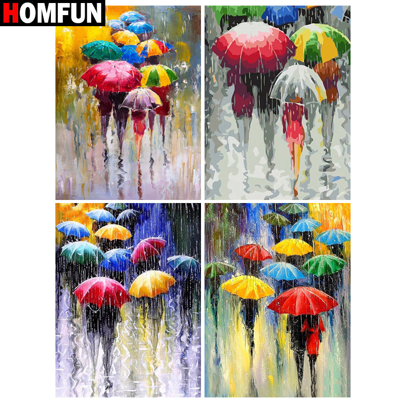 Embroidery Cross Stitch Patterns - HOMFUN 5D 다이아몬드 패턴 라인 석