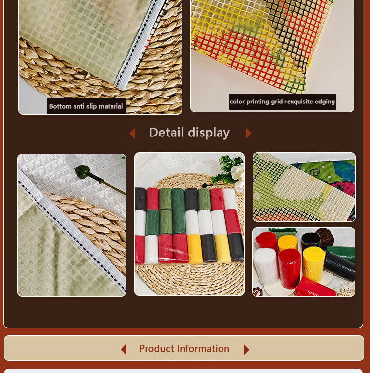 꿀벌 래치 후크 키트 러그 캔버스 인쇄 백조 handw - Printed Embroidery Kit 리뷰 및 가격
