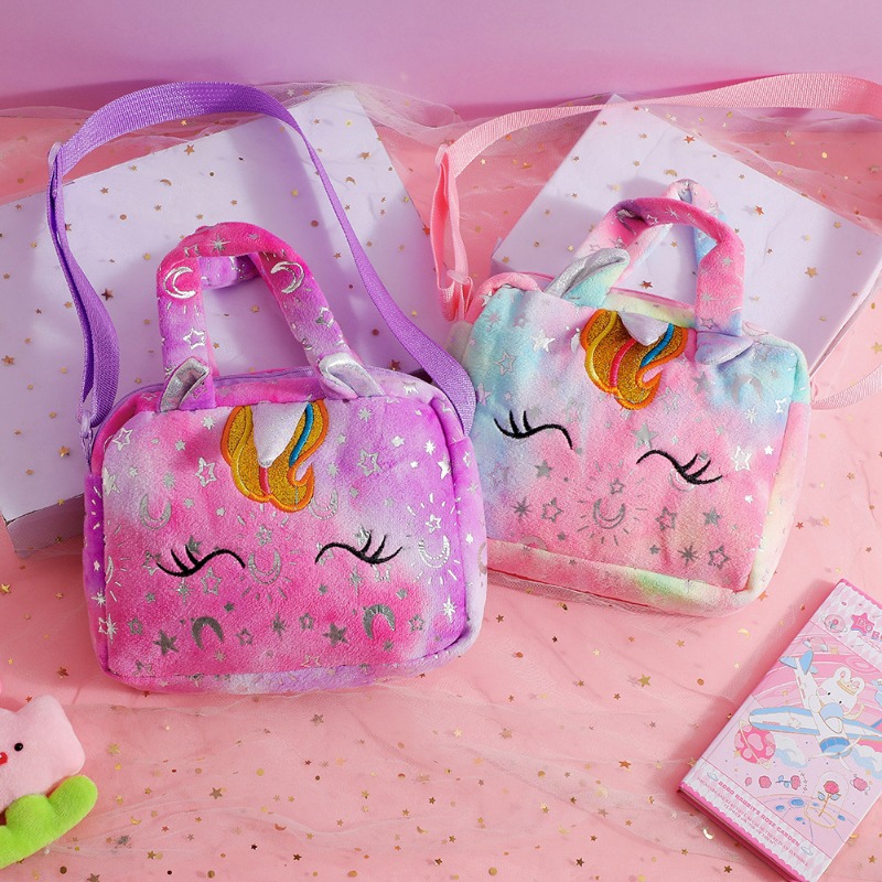 새로운 패션 달콤한 소녀들 귀여운 유니콘 크로스바디 백 - Embroidery Gift Ideas 리뷰 및 가격