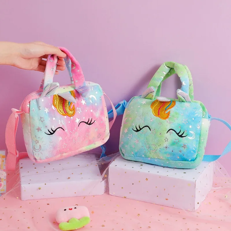 새로운 패션 달콤한 소녀들 귀여운 유니콘 크로스바디 백 - Embroidery Gift Ideas 리뷰 및 가격
