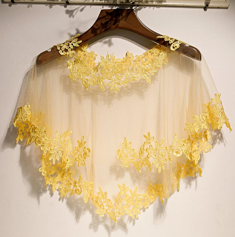 여성 봄 여름 꽃 자수 노란색 메쉬 파시미나 여성 여름 - Embroidery Yellow 리뷰 및 가격