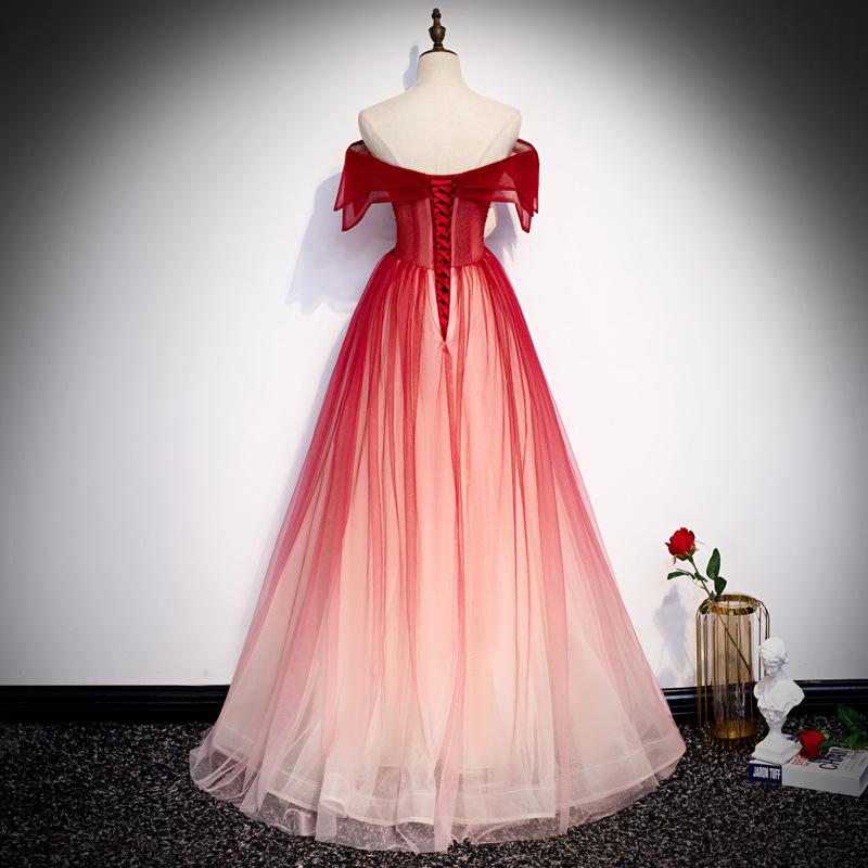 신부용 스트랩 토스트 드레스 2026 신상 여름 롱 스 - Embroidery Red 리뷰 및 가격