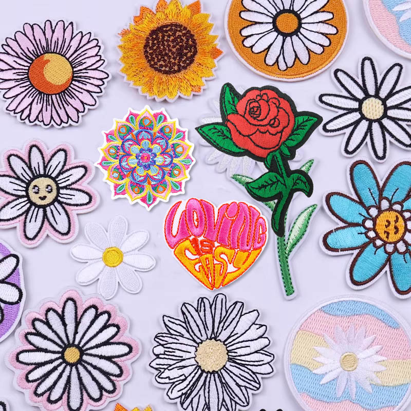 작은 데이지 패치 꽃 자수 패치 의류에 대한 패치에 D - Embroidery Daisy Flower 리뷰 및 가격