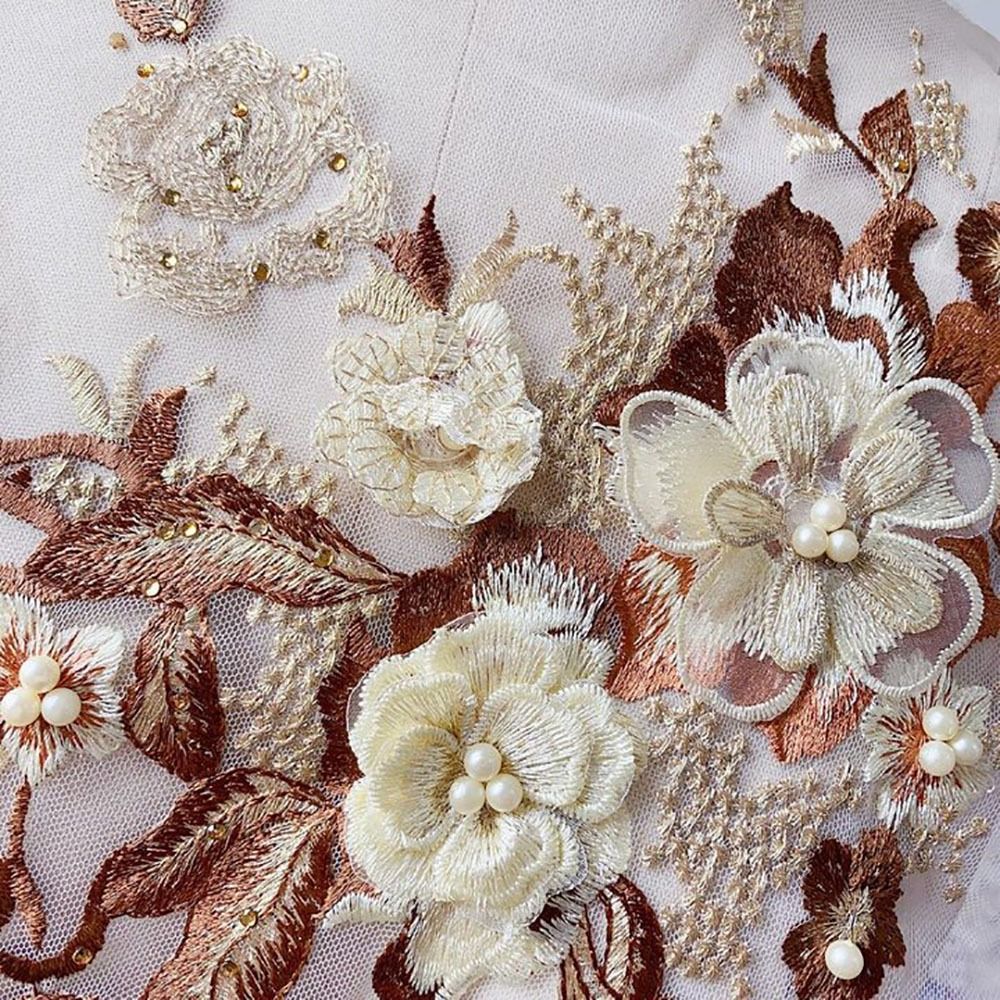 패션 우아한 화려한 스팽글 자수 패치 3D 꽃 DIY  - Embroidery Flower Pattern 리뷰 및 가격