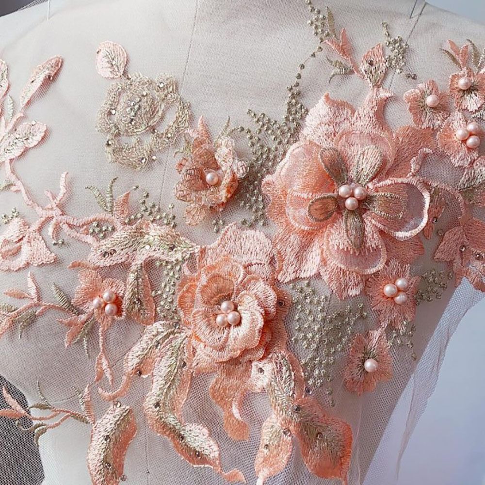 패션 우아한 화려한 스팽글 자수 패치 3D 꽃 DIY  - Embroidery Flower Pattern 리뷰 및 가격