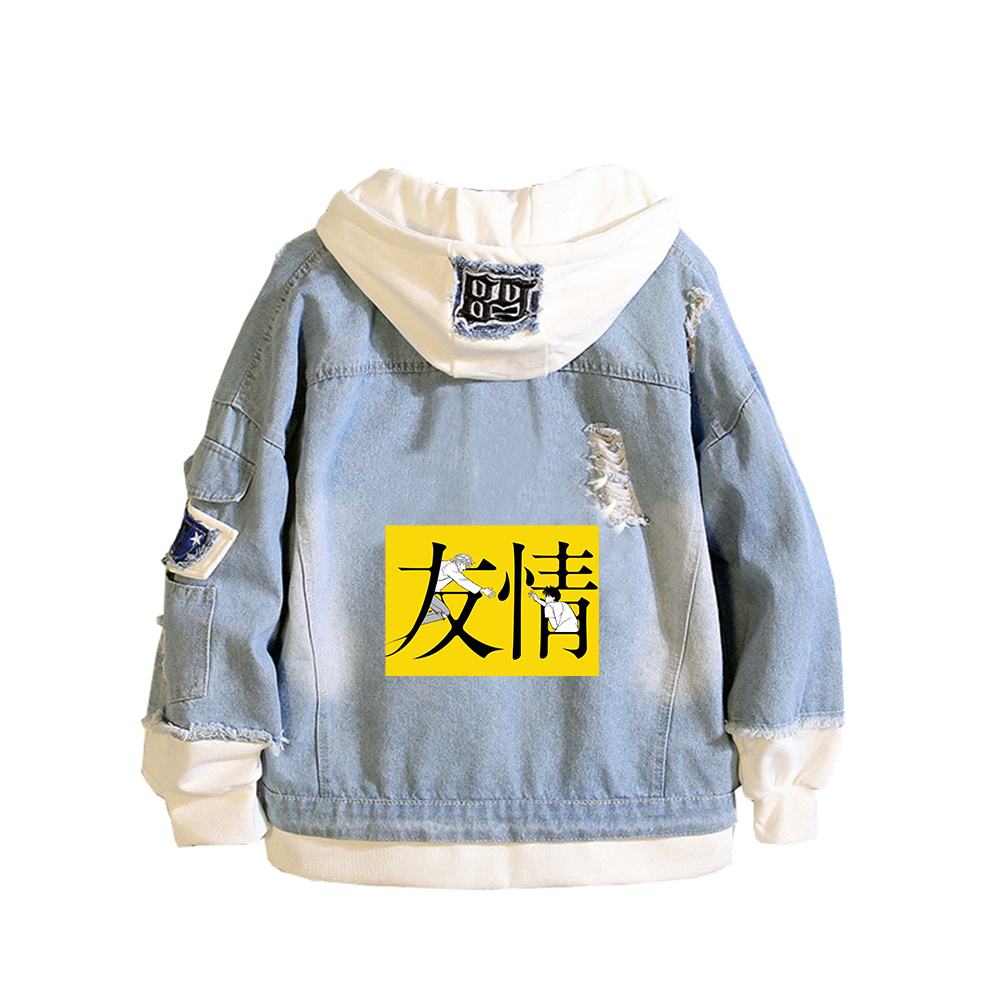 바나나 피쉬 데님 자켓 애니메이션 청바지 후드 Ash  - Embroidery Jacket Jeans 리뷰 및 가격