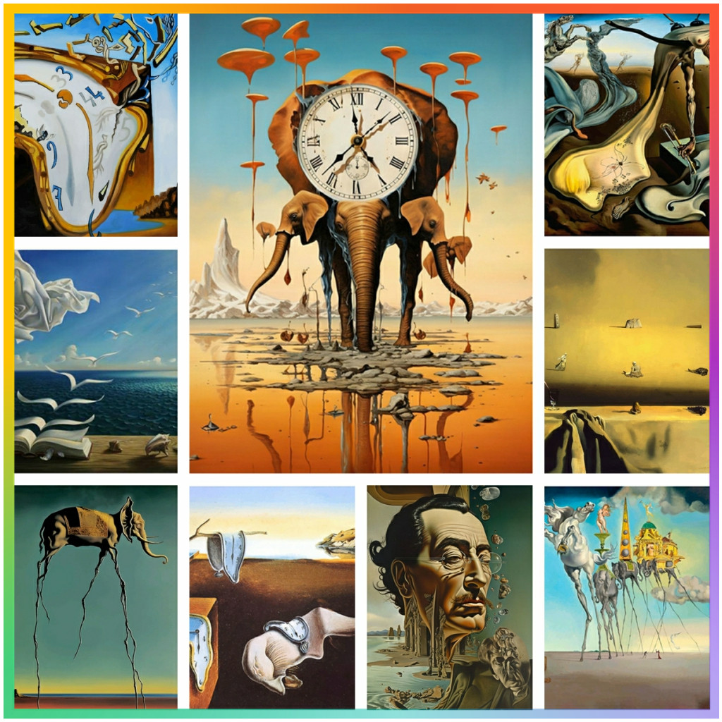 Surrealism Famous Artwork By S - Embroidery Cross Stitch Patterns 리뷰 및 가격