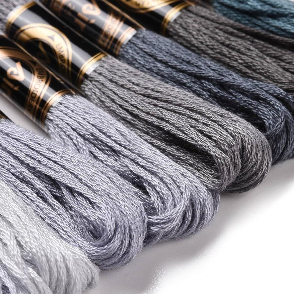 8 Skeins 70 야드 회색 우정 팔찌 문자열 자수 - Embroidery Gradient 리뷰 및 가격