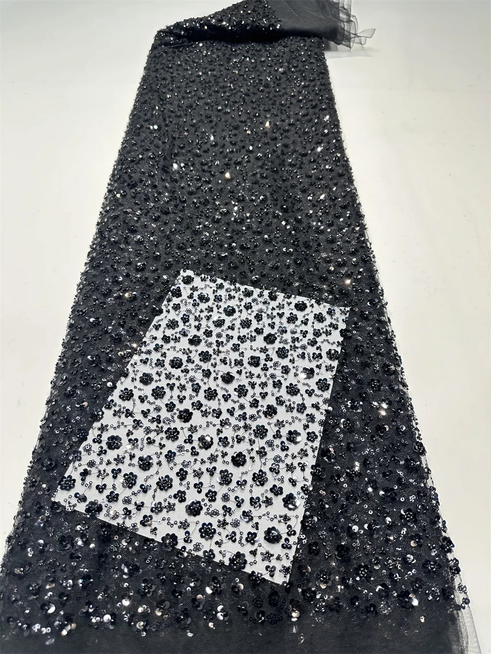 아프리카 레이스 원단 2026 골드 스팽글 비즈 자수  - Embroidery Gradient 리뷰 및 가격