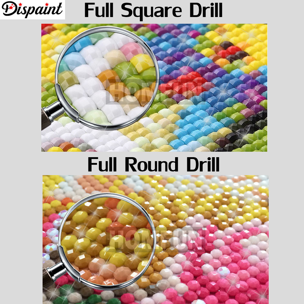 Dispaint 라인 석 그림 크리스탈 장식 Diy 다 - Embroidery Cross Stitch Patterns 리뷰 및 가격