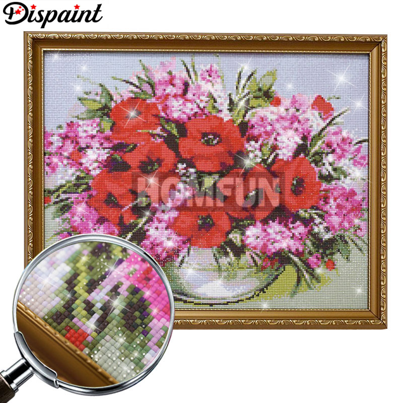 Dispaint 라인 석 그림 크리스탈 장식 Diy 다 - Embroidery Cross Stitch Patterns 리뷰 및 가격