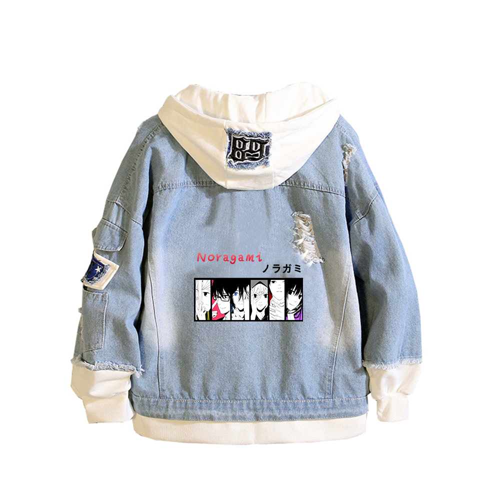 Noragami ARAGOTO 프린트 여성 데님 재킷  - Embroidery Jacket Jeans 리뷰 및 가격