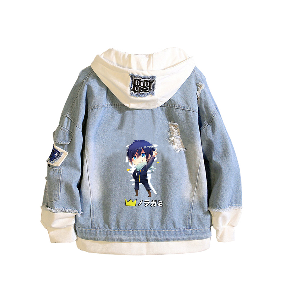 Noragami ARAGOTO 프린트 여성 데님 재킷  - Embroidery Jacket Jeans 리뷰 및 가격
