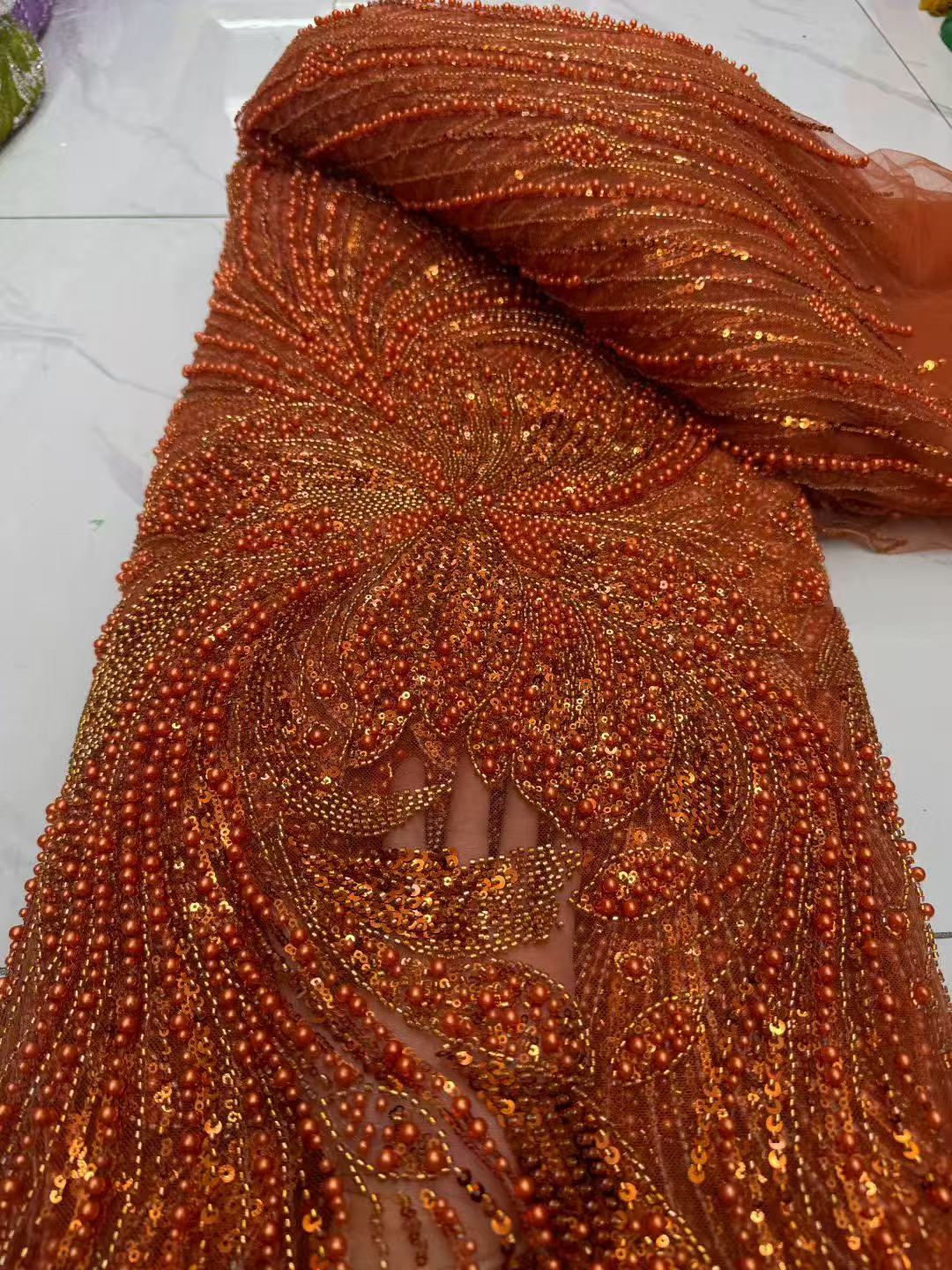 2026 아프리카 스팽글 비즈 레이스 원단 고품질 프랑 - Embroidery Gradient 리뷰 및 가격