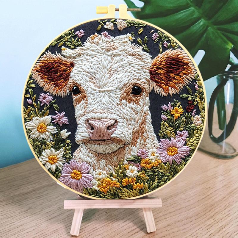 성인용 자수 키트, 소 데이지 꽃 자수 펀치 바늘 키트 - Embroidery Daisy Flower 리뷰 및 가격
