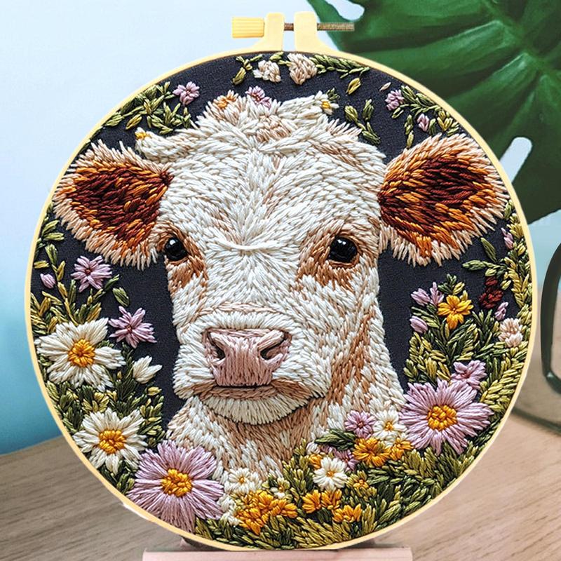 성인용 자수 키트, 소 데이지 꽃 자수 펀치 바늘 키트 - Embroidery Daisy Flower 리뷰 및 가격