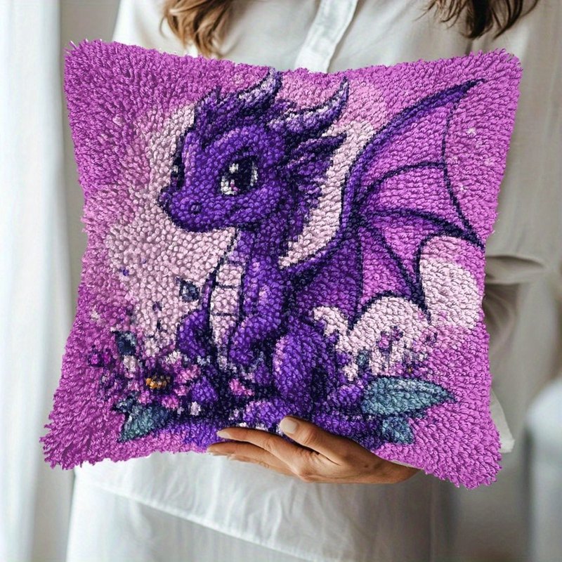 강아지 고양이 공룡 소 동물 래치 훅 쿠션 스미르나 버 - Printed Embroidery Kit 리뷰 및 가격