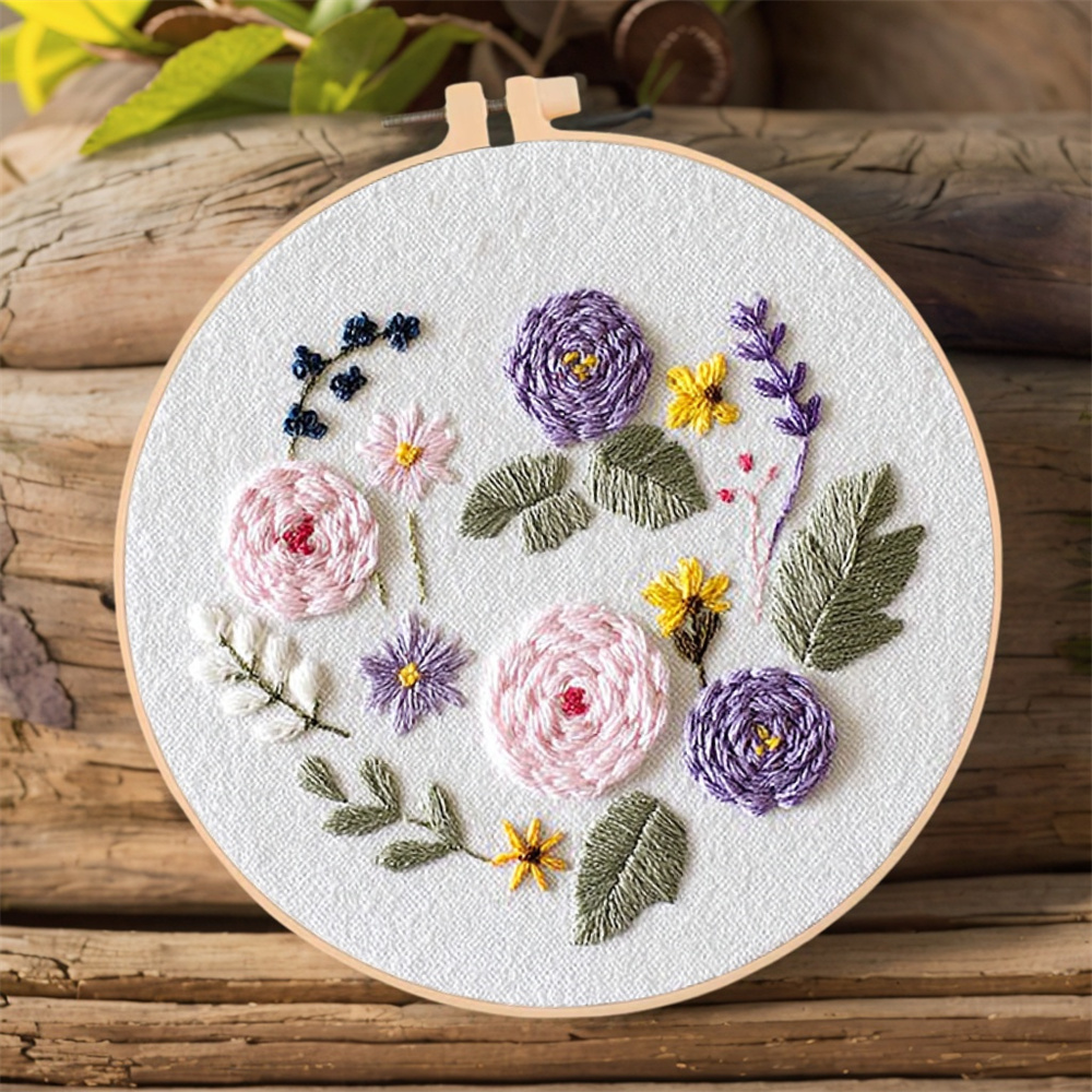 MomoArt DIY 자수 키트 꽃 패턴 바느질 크로스 - Embroidery Daisy Flower 리뷰 및 가격