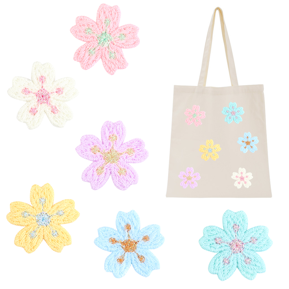 20 개/몫 다채로운 2.4cm 자수 꽃 아플리케 의류 - Embroidery Flower Pattern 리뷰 및 가격